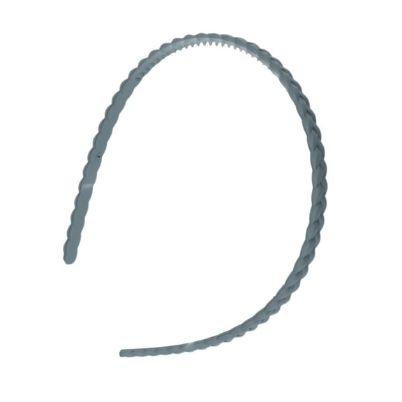 1 Pc Classic Elegant Frosted Twist Hairband for Women for Girls 5.51"x4.72" Blue Grey
