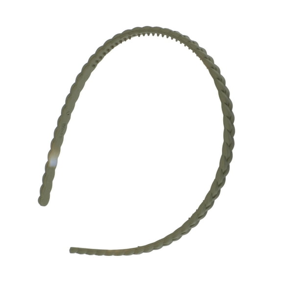 1 Pc Classic Elegant Frosted Twist Hairband for Women for Girls 5.51"x4.72" Green