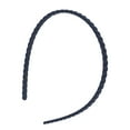 thumbnail image 1 of Unique Bargains 1 Pc Classic Elegant Frosted Twist Hairband for Women for Girls 5.51"x4.72" Navy Blue, 1 of 4