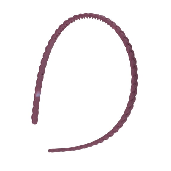1 Pc Classic Elegant Frosted Twist Hairband for Women for Girls 5.51"x4.72" Purple