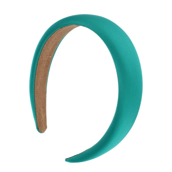 Unique Bargains 1 Pc Classic Elegant Satin Sponge Headband for Women for Girls 6.30"x5.91" Green