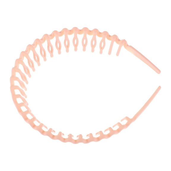 1 Pc Classic Fashion Frosted Wavy Hairband for Women for Girls 3.74" ID Pink