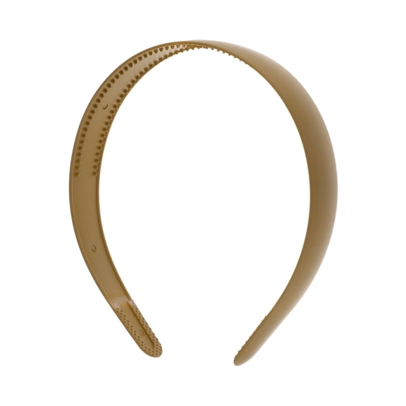 Unique Bargains  Classic Frosted Wide-Brimmed Headband for Women for Girls 4.72" ID 1 Pc Brown