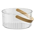 thumbnail image 1 of 1 Pc Clear Glass Ice Bucket with Handle Ice Bucket for Cocktail Bar Accessories Clear Champagne Bucket for Parties Clear Acrylic Ice Bucket with Handles Durable Champagne Bucket, 8.19x4.13 Inch, B, 1 of 8