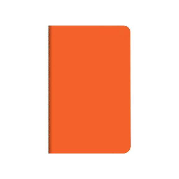 1 Pc Colored Ruled Notebook Journals 30 Sheets/60 Pages A6 Lined Travel Journal Small Notebooks for Travelers, Office, Writing Drawing Sketchbook Diary Subject Notebooks, 5.51x3.54 Inch, Orange