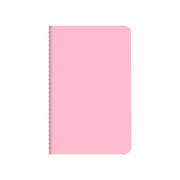 1 Pc Colored Ruled Notebook Journals 30 Sheets/60 Pages A6 Lined Travel Journal Small Notebooks for Travelers, Office, Writing Drawing Sketchbook Diary Subject Notebooks, 5.51x3.54 Inch, Light pink