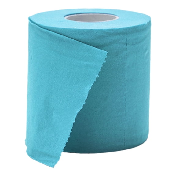 1 Pc Colored Toilet Paper Soft Toilet Tissues Funny Novelty Toilet Paper Decorative Hand Towel Napkins Toilet Paper Durable Bathroom Tissue Soft Strong for Home Camping Travel Blue