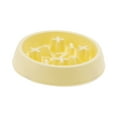 thumbnail image 1 of 1 Pc Convenient Round Dog Bowl for Indoor and Outdoor ABS Yellow, 1 of 4