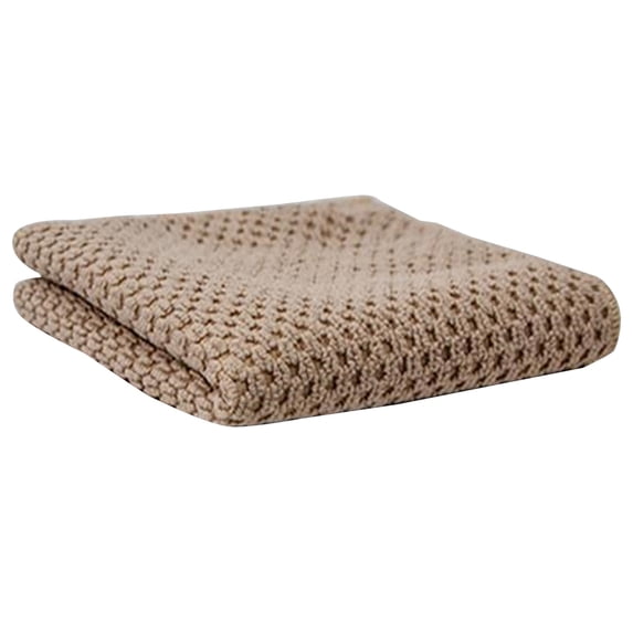 1 Pc Cotton Waffle Weave Kitchen Dish Towels, Cotton Hand Towel Waffle Weave Kitchen Tea Towels, Ultra Soft Absorbent Quick Drying Cleaning Towel, 11.81x11.81 Inch