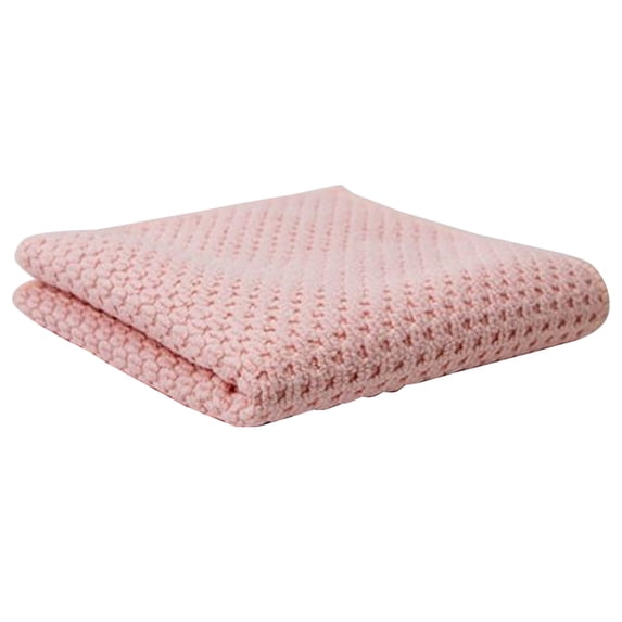 1 Pc Cotton Waffle Weave Kitchen Dish Towels, Cotton Hand Towel Waffle Weave Kitchen Tea Towels, Ultra Soft Absorbent Quick Drying Cleaning Towel, 11.81x11.81 Inch