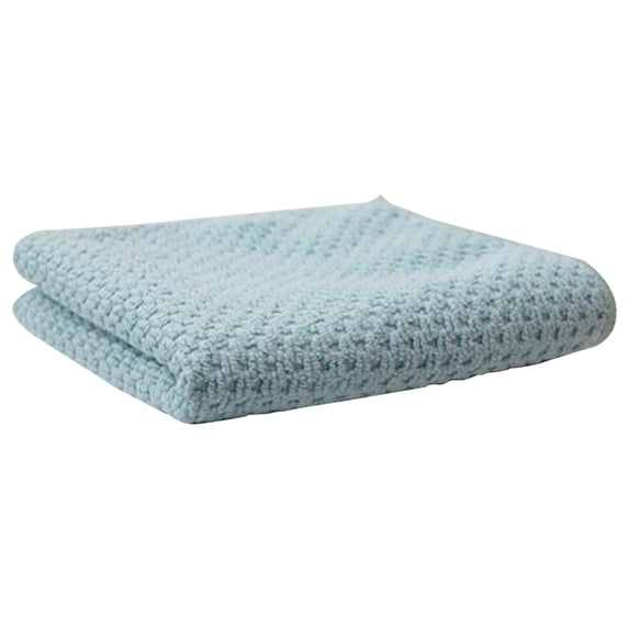 1 Pc Cotton Waffle Weave Kitchen Dish Towels, Cotton Hand Towel Waffle Weave Kitchen Tea Towels, Ultra Soft Absorbent Quick Drying Cleaning Towel, 11.81x11.81 Inch