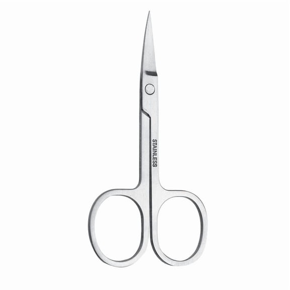 1 Pc Cuticle Cutter Stainless Steel Pedicure Scissors Nail Tool Eyebrow Scissors Make Up Tools