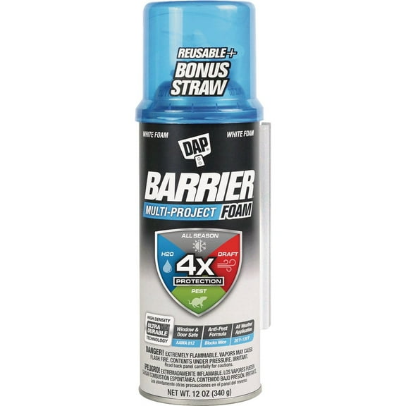 DAP Barrier Multi-Project Foam Sealant - Spray, Window Use - 1 Pc, 12 Oz