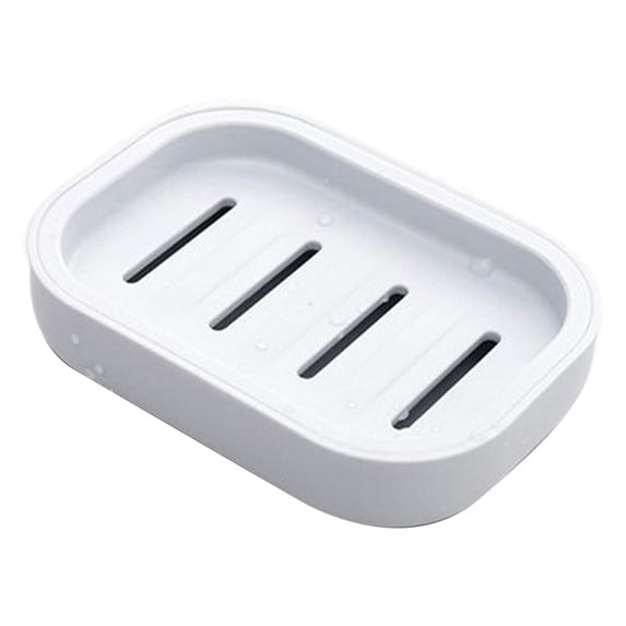 1 Pc Double Layer Draining Soap Box, Plastic Portable Soap Case with Lid, Leakproof Soap Holder for Bathroom Gym Travel, One Size, Blue