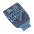 thumbnail image 1 of 1 Pc Double Side Shower Gloves Exfoliating Glove for Bathroom 8.66"x5.51" Blue, 1 of 6