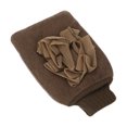 thumbnail image 1 of 1 Pc Double Side Shower Gloves Exfoliating Glove for Bathroom 8.66"x5.51" Brown, 1 of 6