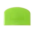 thumbnail image 1 of 1 Pc Dough Scraper Bench Scraper Bowl Scraper Food-safe Plastic Dough Cutter Flexible Plastic Scraper Practical Bench Scraper Multipurpose Food Scrappers for Bread Dough Cake, 4.72x3.74 Inch, 1 of 5