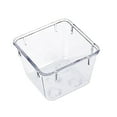 thumbnail image 1 of 1 Pc Drawer Organizers Clear Plastic Drawer Organizers and Storage Bins for Kitchen, Bathroom, Office, Dresser Desk Drawer Organizer Tray for Jewelry, Makeup, Junk, Gadgets, 2.99x2.99x2.09 Inch Clear, 1 of 3