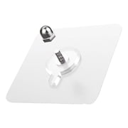 1 Pc No Drill Adhesive Hooks, Adhesive Hanging Nails, Non-Trace Screw Hook Stickers, Transparent Adhesive Ceiling Hooks Nail for Kitchen, Bathroom, Home, Office Storage Room, 0.23"