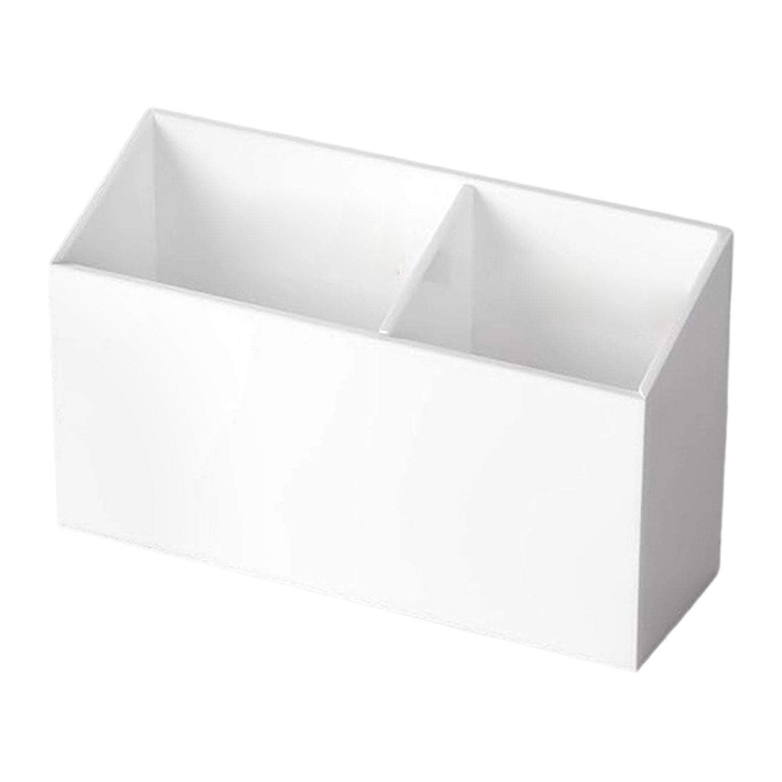 1 Pc Dry Erase Marker Holder Magnetic Pen Holder Strong Marker Pen Pencil Organizer Locker Organizer Whiteboard Maker Holder Pencil Cup for Desk Office Work Locker, 5.9"x3.5"x1.96",White