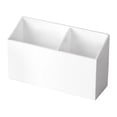 thumbnail image 1 of 1 Pc Dry Erase Marker Holder Magnetic Pen Holder Strong Marker Pen Pencil Organizer Locker Organizer Whiteboard Maker Holder Pencil Cup for Desk Office Work Locker, 5.9"x3.5"x1.96",White, 1 of 9