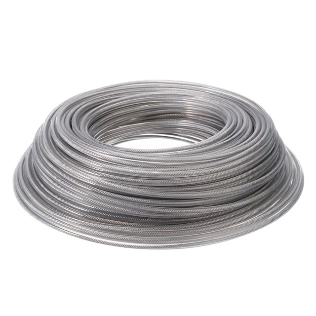 1 Pc Durable 3mm Dia Steel Wire Grass Trimmer Rope Strimmer Cord Line