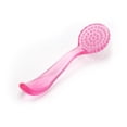 thumbnail image 1 of 1 Pc Durable Round Curved Grip Nail Brush for Cleaning Fingernails 5.12"x1.77" Pink, 1 of 2