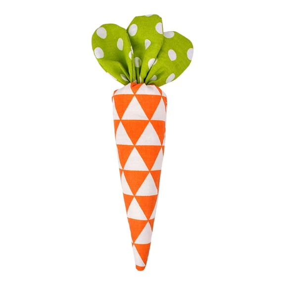 1 Pc Easter Carrots Artificial Fabric Carrot for Bunny Decor Seasonal Vegetables Non Woven Farm Fresh Decor for Home Kitchen Tiered Tray DIY Decorations Supplies