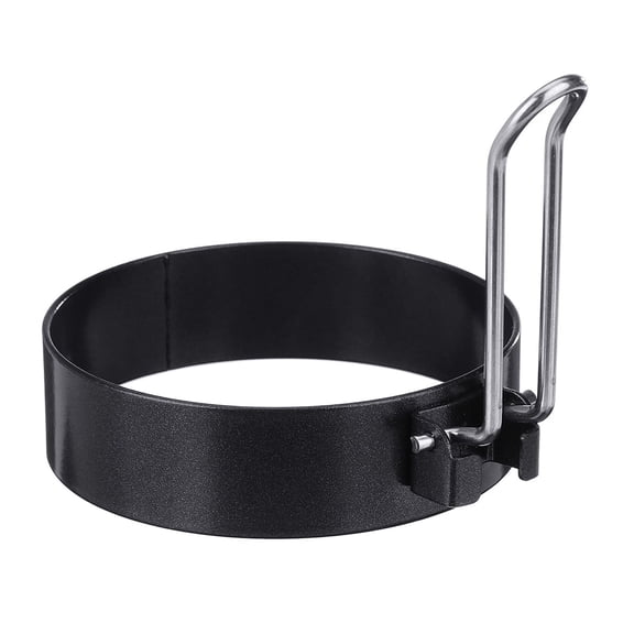 1 Pc Egg Ring, Round Professional Pancake Mold, Egg Cooker Rings For Cooking, Stainless Steel Non Stick Round Egg Ring Mold For Fried Egg, Pancakes, Sandwiches, Black