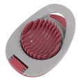 thumbnail image 1 of 1 Pc Egg Slicer for Boiled Eggs Strawberry Cutter with Stainless Steel Wire Egg Cutter Strawberry Slicer Heavy Duty Stainless Steel Wire Egg Cutter for Hard Boiled Eggs, 4.72x3.34x1.29 Inch, Red, 1 of 9