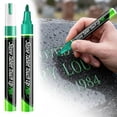 thumbnail image 1 of 1 Pc Enamel Paint Marker, Stone Tablet Touch Up Pen, Bullet Tip Oil Based Marker，Waterproof Permanent Paint Pens for Metal, Rock, Wood Craft, Plastic, Fabric, DIy Engineer Detail Work, Green, 1 of 7