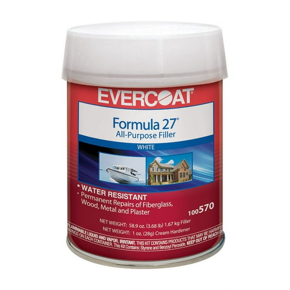 1 Pc, Evercoat Formula 27 All-Purpose Filler 1 Qt