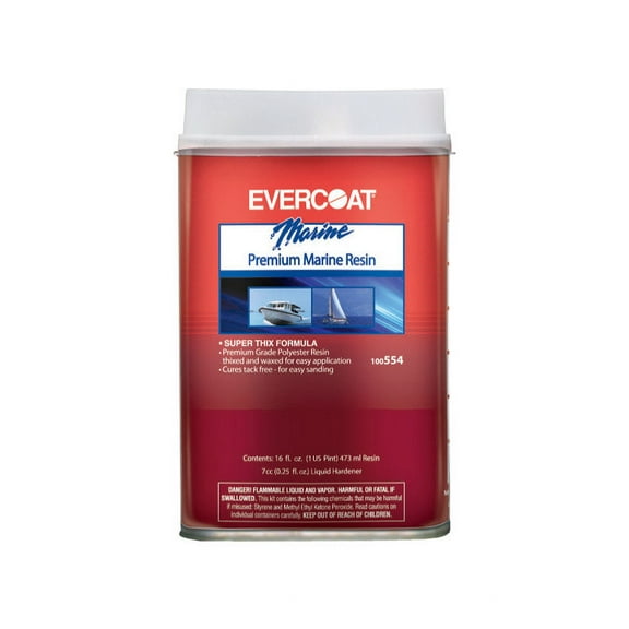 1 Pc, Evercoat Marine Resin 1 Pt