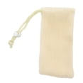 thumbnail image 1 of 1 Pc Exfoliating Soap Mesh Bag,7.48'' Fine Mesh Soap Bag,Handmade Soaps Bubble Meshs Net Bags with Drawstring,Portable Exfoliating Soaps Holder for Foaming and Drying Bath Shower(Beige), 1 of 9