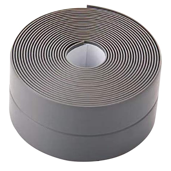 1 Pc Extra Wide 2.36" Caulk Strip Peel and Stick, 10.5ft Waterproof Caulk Tape for Kitchen Sink Bathtub Toilet, Self Adhesive Mildew Resistant Sealing Strip, Grey