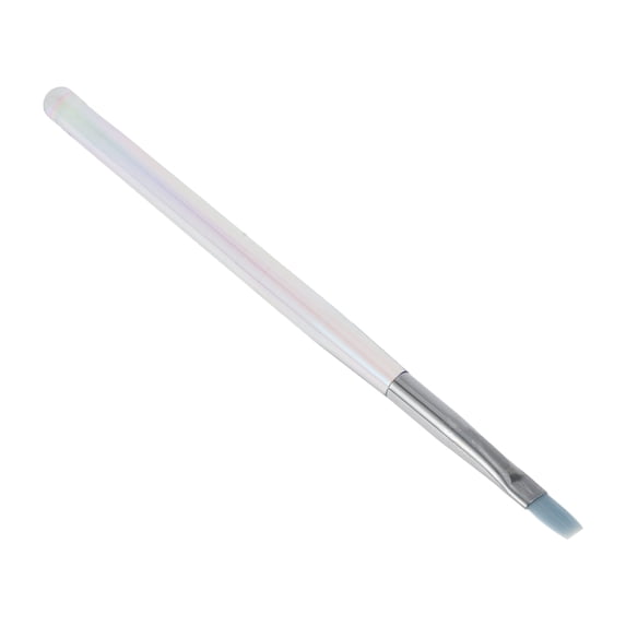 1 Pc Fantasy Color Flat Nail Painting Brushes for Polish Painting Home DIY Blue