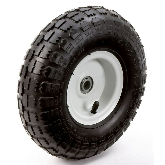 1 Pc, Farm And Ranch 6 In. D X 10 In. D 300 Lb. Cap. Centered Tire Rubber 1 Pk