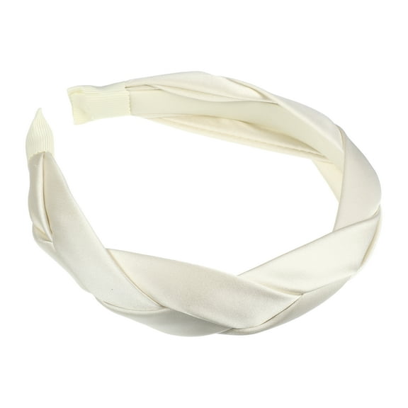 1 Pc Fashion Braided Knotted Headwrap for Women for Girls 6.30"x1.38" Beige