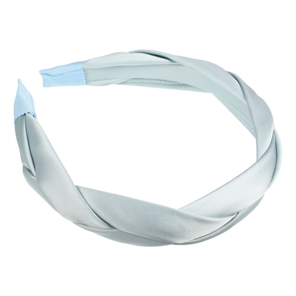 1 Pc Fashion Braided Knotted Headwrap for Women for Girls 6.30"x1.38" Blue