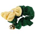 thumbnail image 1 of 1 Pc Fashion Elegant Flowers Hair Scrunchies for Women for Girls Green Yellow, 1 of 2