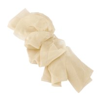 1 Pc Fashion Elegant Large Organza Spring Hair Clips for Women for Girls Beige