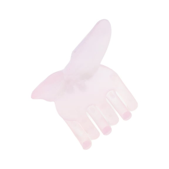 1 Pc Fashion Frosted Butterfly Half-Tied Hair Clips for Women 3.35"x1.77"x2.17" Pink