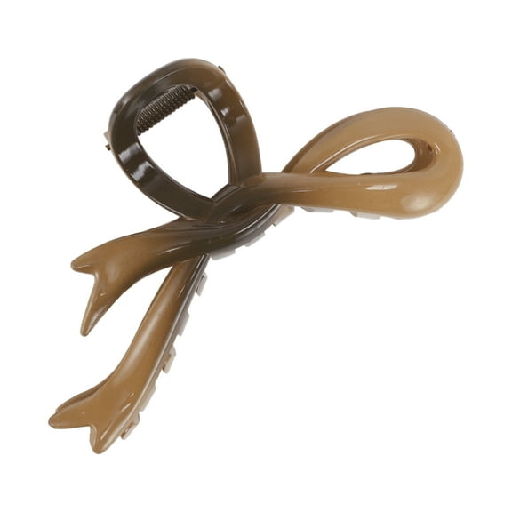 1 Pc Fashion Gradient Chinese Style Hair Clips for Women 4.72"x2.56"x1.77" Brown