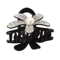 thumbnail image 1 of 1 Pc Fashion Rhinestones Hair Clips Hairdo Clip for Women for Girls Silver Tone, 1 of 2