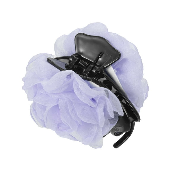 1 Pc Fashion Rose Flower Hairpin Hairdo Clip for Women 3.35"x3.15"x2.76" Purple