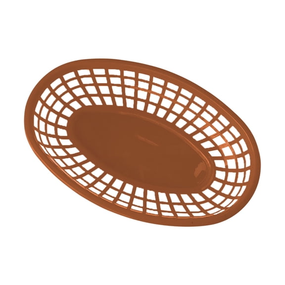 1 Pc Fast Food Baskets, Plastic Food Baskets, Reusable Serving Trays, Multifunctional Bread Baskets for Fast Food Restaurant Supplies, Chicken, Burgers, Sandwiches & Fries, 9.45x6.1 inch