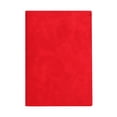 thumbnail image 1 of 1 Pc Faux leather PU Leather Journals A5 Journal Notebook Soft Leather Cover Lined Ruled Writing Notebook Small Notebooks Daily Journal for Travelers Work Writing Note, 5.7"x8.27",Red, 1 of 6