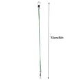 thumbnail image 1 of 1 Pc Fishing Leaders Fish Line Heavy Duty Stainless Steel Wire with Swivels Snap Connect Fishing Gear and Equipment Tackle Kit Fishing Line Wire Leaders for Lures Bait Rig Hooks, 4", Green 5.91", 1 of 5