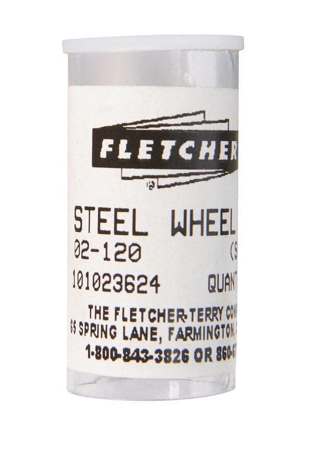 1 Pc, Fletcher-Terry Steel Single Edge Glass Cutting Wheel 1/8 In. L 10 Pc