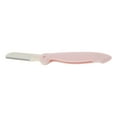 thumbnail image 1 of 1 Pc Folding Short Version Eyebrow Trimmer for Bathroom Travel Bedroom Pink ABS Stainless Steel, 1 of 4